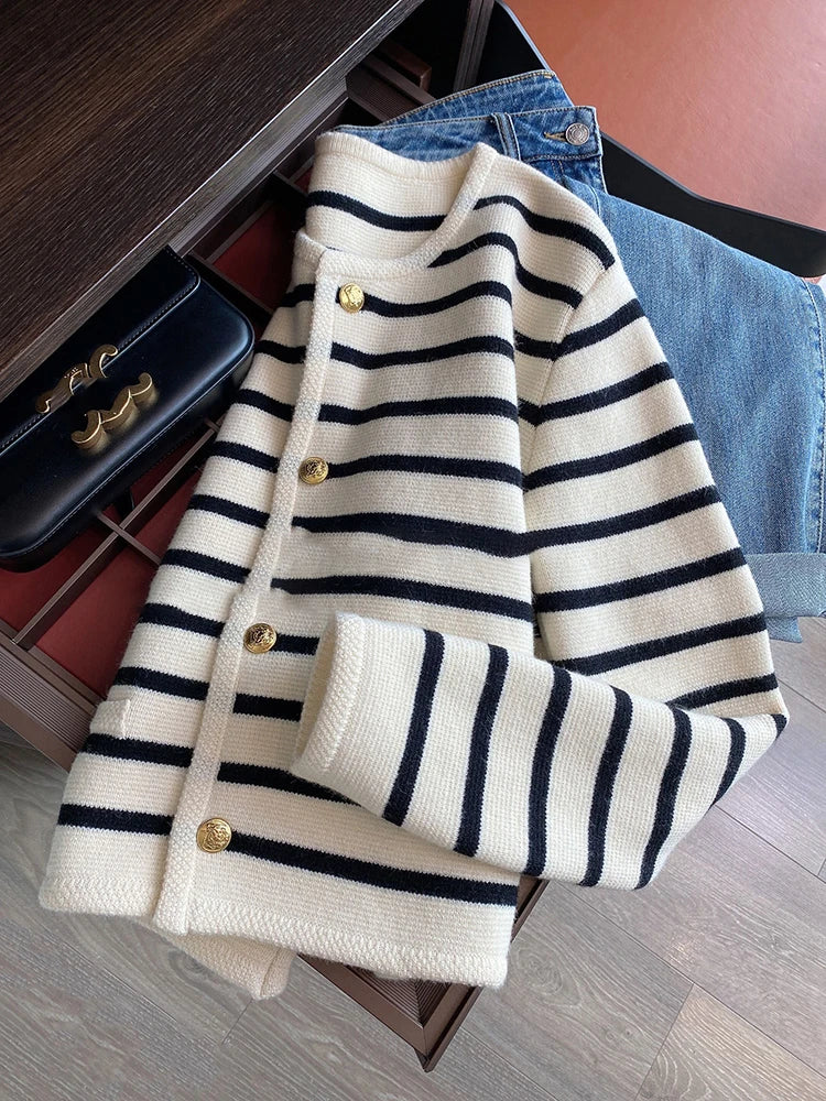 Stripe Vibe Cardi