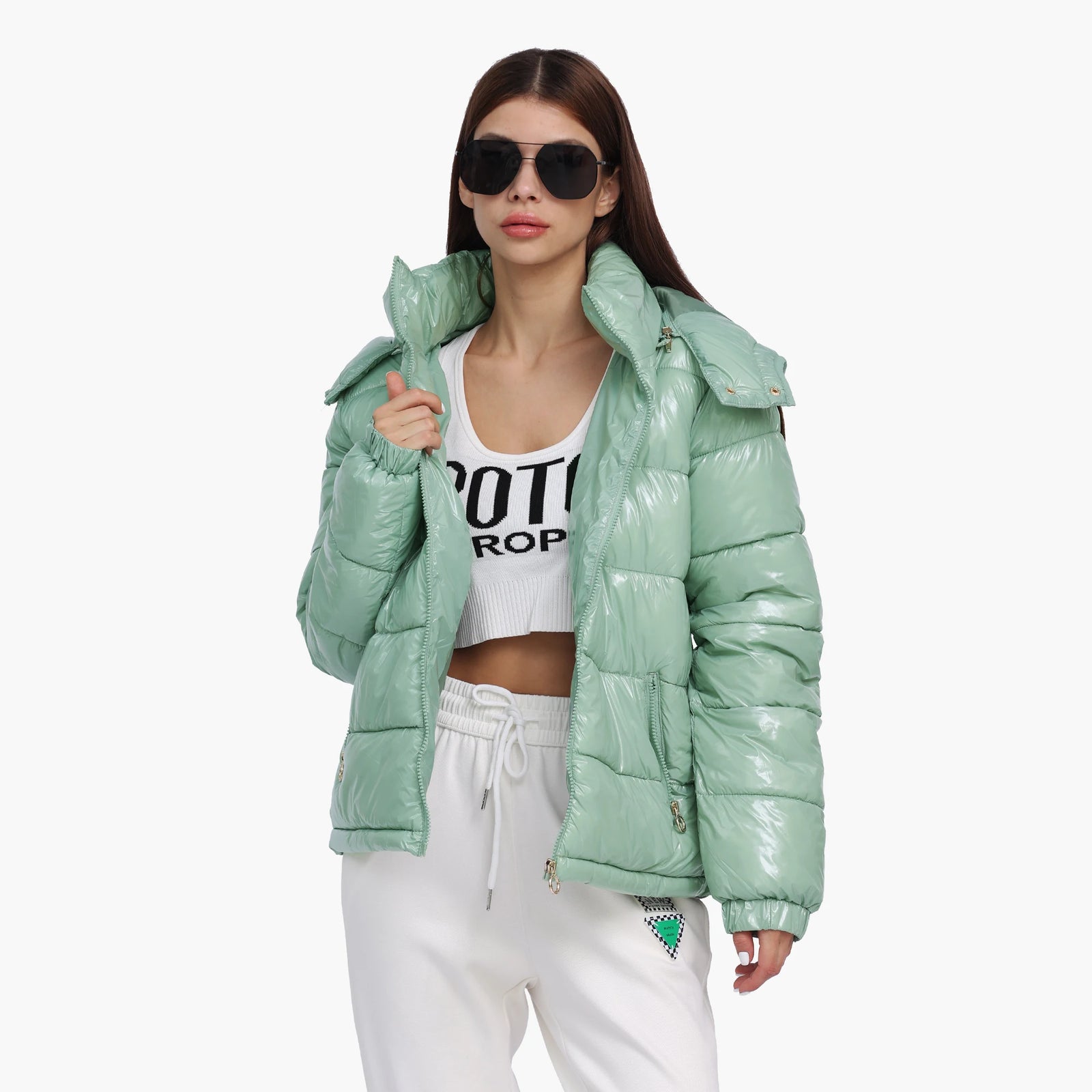 Gloss Puffer Jacket