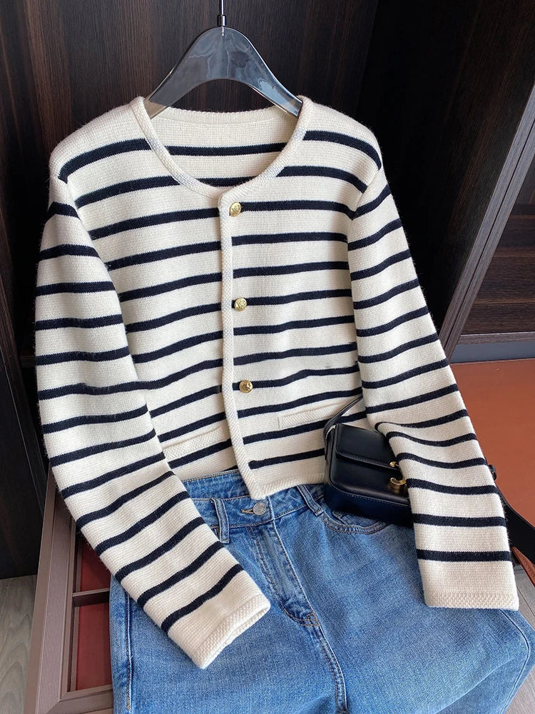 Stripe Vibe Cardi